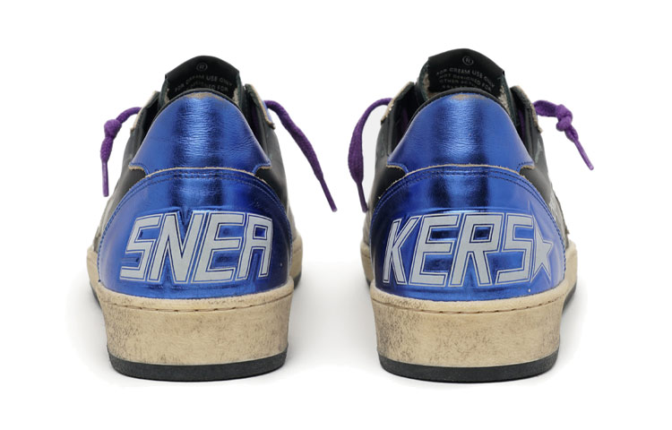 Shop Golden Goose Ball Star 'Hitam Biru' GMF00117.F000385.80341