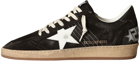 Golden Goose Ball Star 'Black Distressed Velvet' GMF00117.F003246.80203 Golden Goose Ball Star 'Black Distressed Velvet' GMF00117.F003246.80203