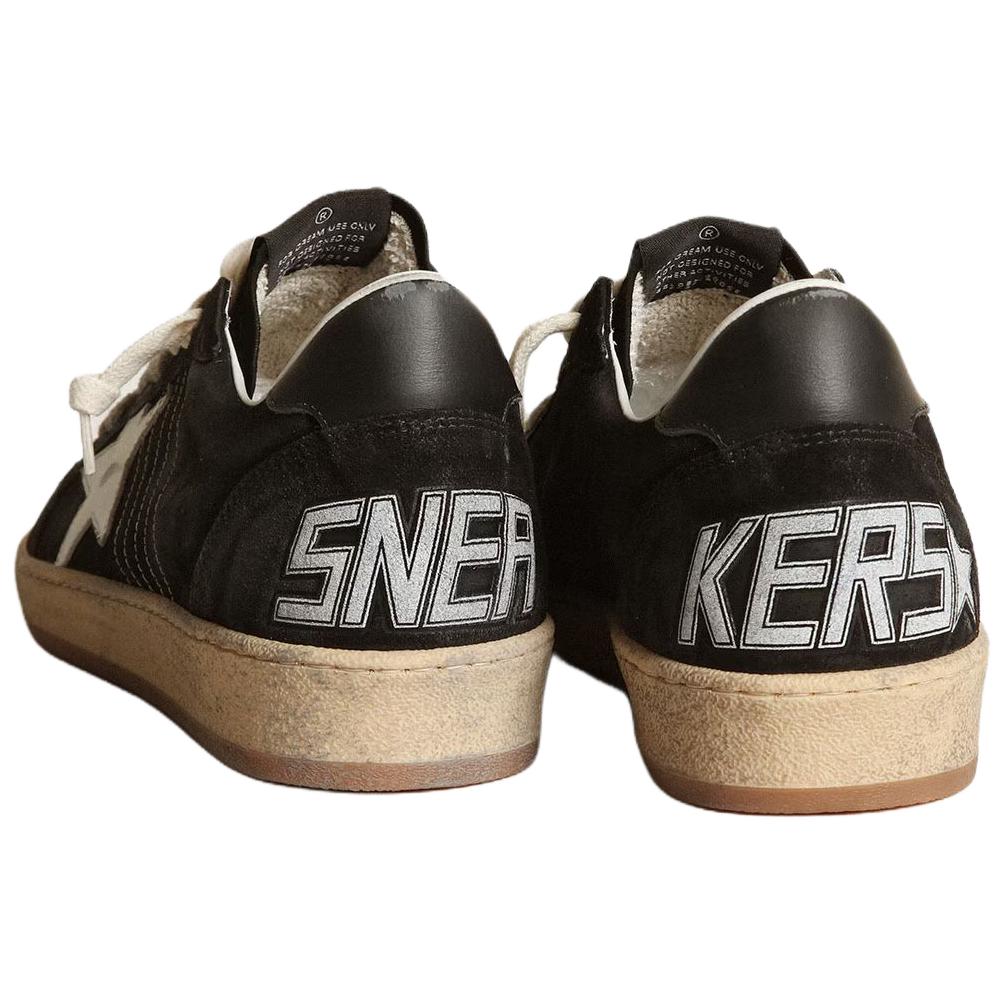 Shop Golden Goose Ball Star 'Black Distressed Velvet' GMF00117.F003246.80203
