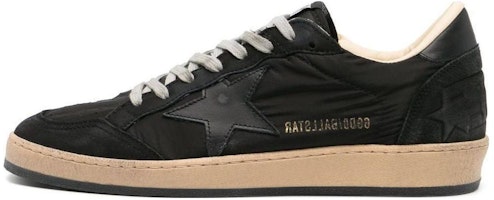 Golden Goose Ball Star 'Black Distressed with Star Patch' GMF00117.F004760.90100 Golden Goose Ball Star 'Black Distressed with Star Patch' GMF00117.F004760.90100
