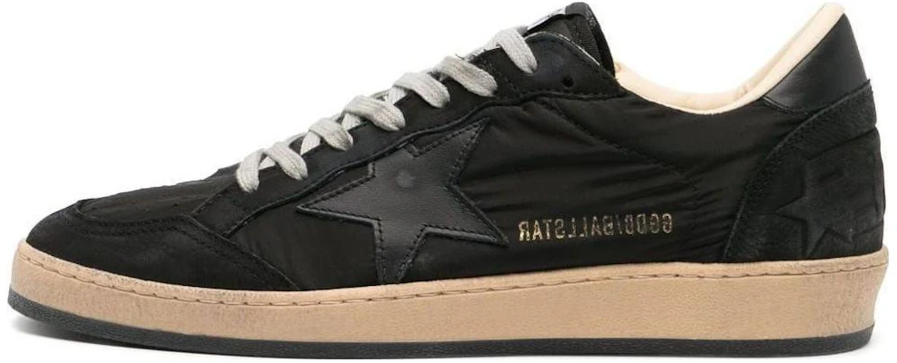 Golden Goose Ball Star ''Schwarz Abgenutzt mit Sternen-Patch'' GMF00117.F004760.90100 Buy Golden Goose Ball Star ''Schwarz Abgenutzt mit Sternen-Patch'' GMF00117.F004760.90100