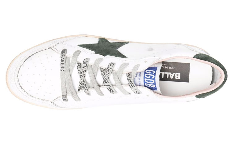 Golden Goose Ball Star 'Black Tail Retro Versatile Casual White' 圖 4