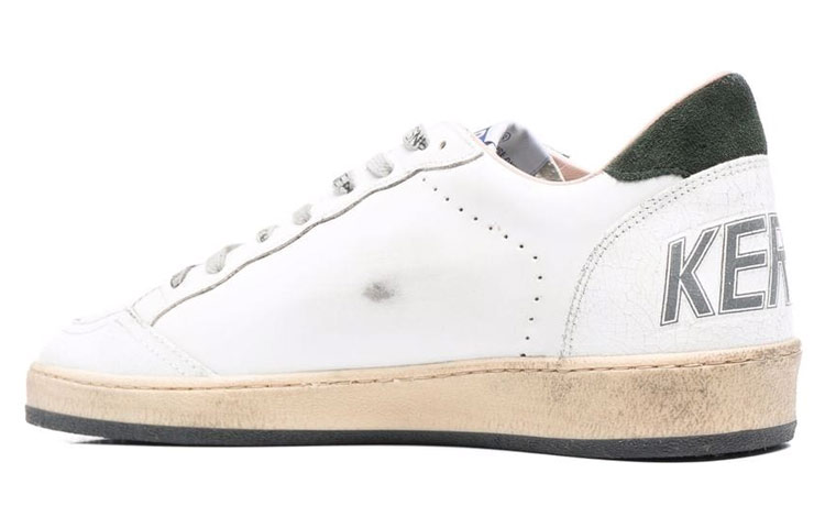 Golden Goose Ball Star 'Black Tail Retro Versatile Casual White' 圖 5