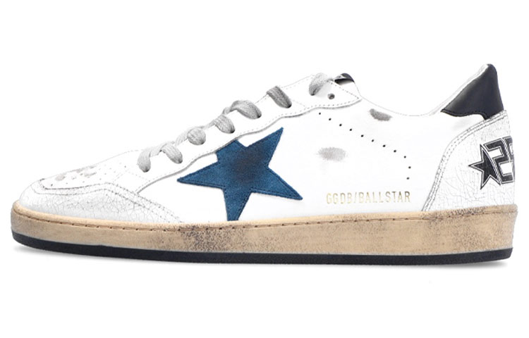 Buy Golden Goose Ball Star 'Cola Negra Retro Blanco Negro Azul' GMF00117.F000637.10348