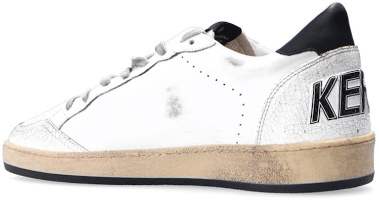 金鵝 Ball Star 黑尾復古休閒板鞋 白/黑/藍 Shop 金鵝 Ball Star 黑尾復古休閒板鞋 白/黑/藍