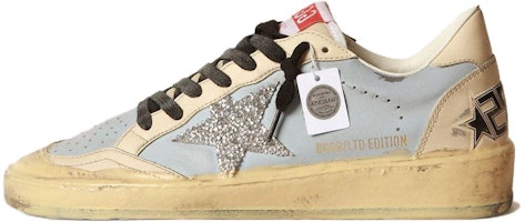 Golden Goose Ball Star 'Blue Leather Low' GMF00117.F003544.50725 Golden Goose Ball Star 'Blue Leather Low' GMF00117.F003544.50725