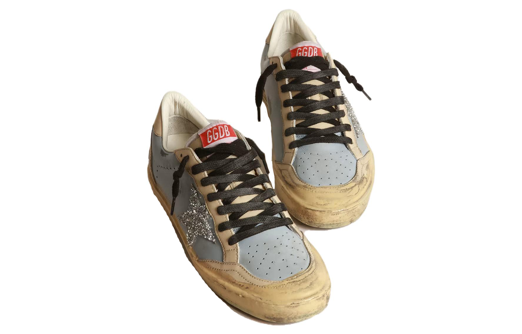 Lookbook Golden Goose Ball Star 'Blue Leather Low' GMF00117.F003544.50725