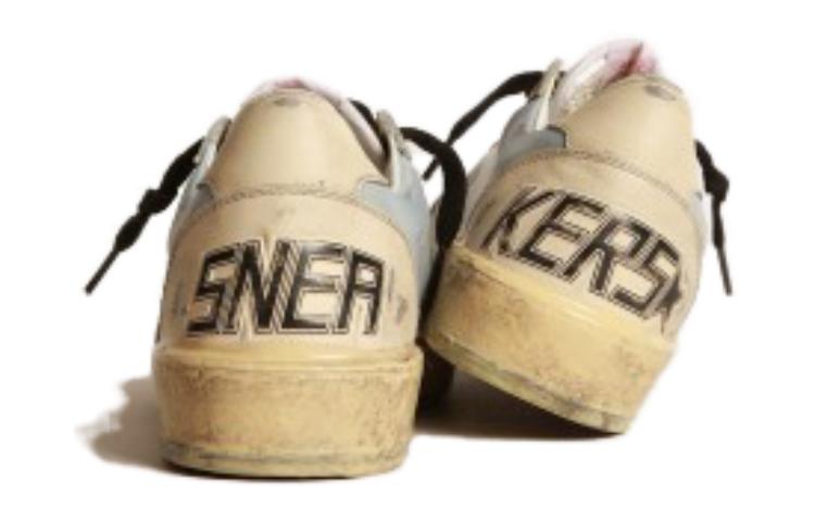 Shop Golden Goose Ball Star 'Blue Leather Low' GMF00117.F003544.50725