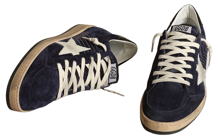 Lookbook Golden Goose Ball Star ''Versleten Zwart'' GMF00117.F003465.50716