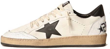 Golden Goose Ball Star 'Distressed Black and White' GMF00117.F003771.10283 Golden Goose Ball Star 'Distressed Black and White' GMF00117.F003771.10283