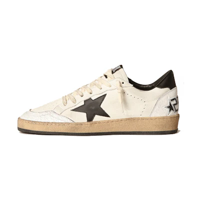 Golden Goose Ball Star 'Distressed Black and White'