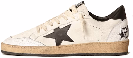 Golden Goose Ball Star 'Distressed Black and White' GMF00117.F003771.10283 Golden Goose Ball Star 'Distressed Black and White' GMF00117.F003771.10283