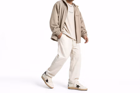Order Golden Goose Ball Star 低筒皮革時尚板鞋 白黑 做舊款