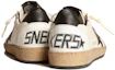 Details for Golden Goose Ball Star 'Distressed Black and White' GMF00117.F003771.10283