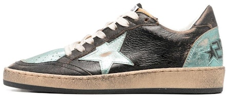 Golden Goose Ball Star 'Grey Leather Low-Top' GWF00117.F003227.90330 Golden Goose Ball Star 'Grey Leather Low-Top' GWF00117.F003227.90330