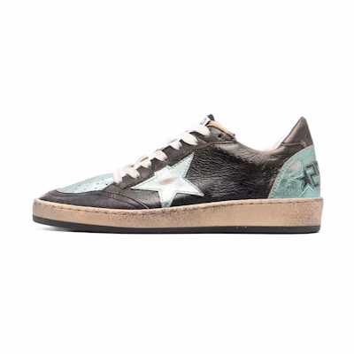 Golden Goose Ball Star 'Grey Leather Low-Top'