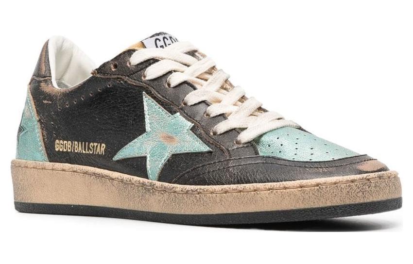 Order Golden Goose Ball Star 'Grey Leather Low-Top' GWF00117.F003227.90330