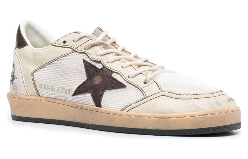 Order Golden Goose Ball Star '牛奶白色镶钻孔鞋头' GMF00327.F004621.11523