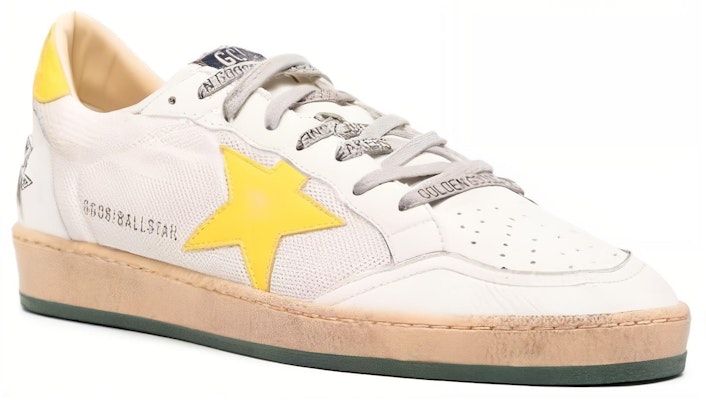 Golden Goose Ball Star 'Off White Yellow' GMF00117-F004761-82372 Shop Golden Goose Ball Star 'Off White Yellow' GMF00117-F004761-82372