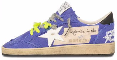 Golden Goose Ball Star 'White Blue Distressed' GMF00117.F001265.50596 Golden Goose Ball Star 'White Blue Distressed' GMF00117.F001265.50596