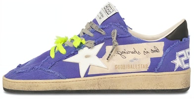 Golden Goose Ball Star 'White Blue Distressed' GMF00117.F001265.50596 Golden Goose Ball Star 'White Blue Distressed' GMF00117.F001265.50596
