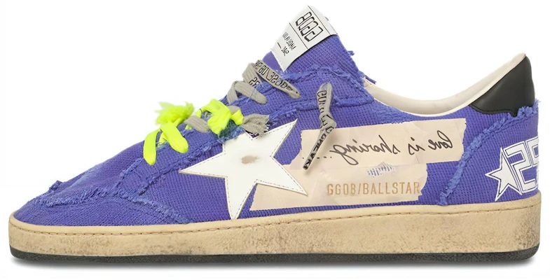 Golden Goose Ball Star 'White Blue Distressed' GMF00117.F001265.50596 Buy Golden Goose Ball Star 'White Blue Distressed' GMF00117.F001265.50596