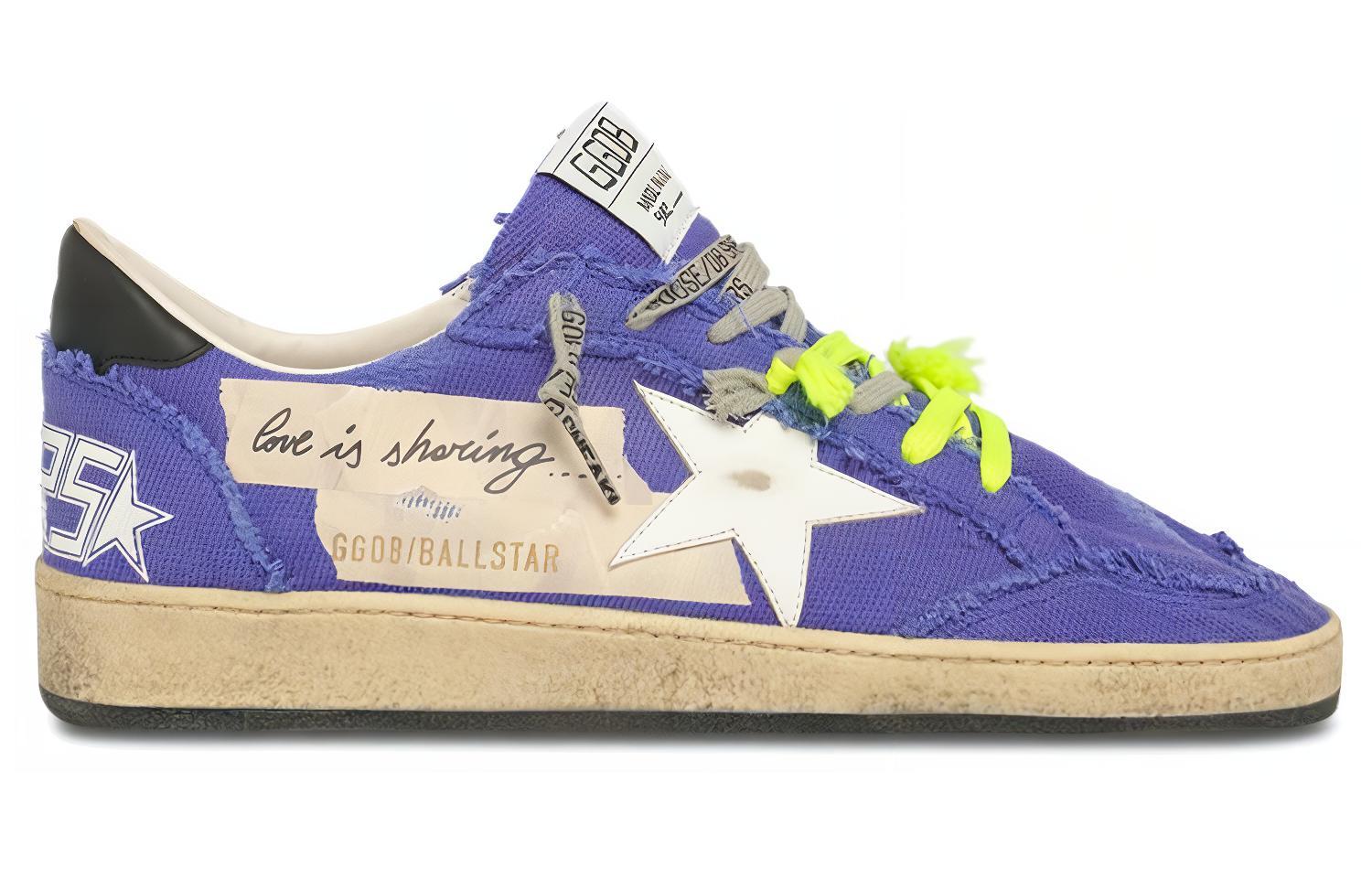 Order Golden Goose Ball Star 'White Blue Distressed' GMF00117.F001265.50596
