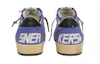 Shop Golden Goose Ball Star 'White Blue Distressed' GMF00117.F001265.50596