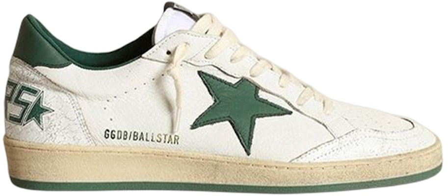 Golden Goose Ball Star Green Star 'White' GMF00117.F000325.10502 Order Golden Goose Ball Star Green Star 'White' GMF00117.F000325.10502