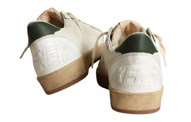 Shop Golden Goose Ball Star 'White Grey Green' GMF00117.F003435.11207