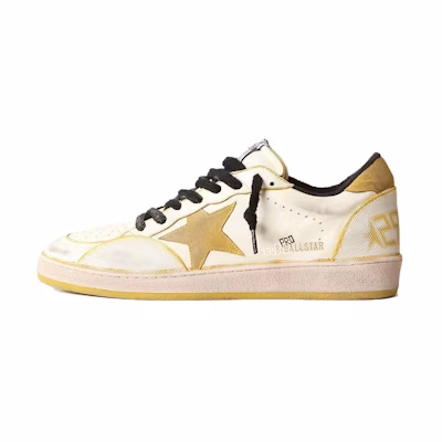 Golden Goose Ball Star 'White Leather'
