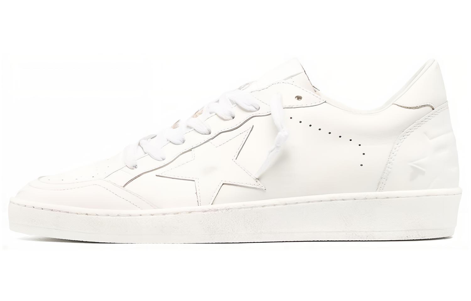 Golden Goose Ball Star 'White Leather Low-Top' GMF00117.F004170.10100