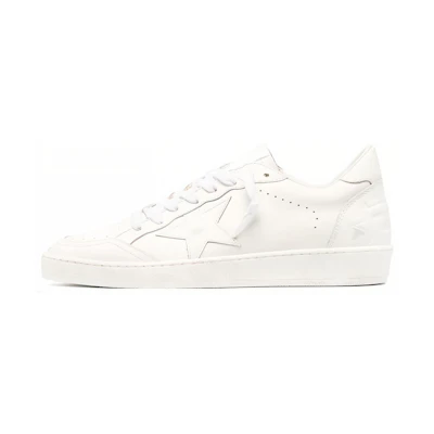 Golden Goose Ball Star 'White Leather Low-Top'