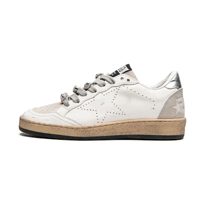 Golden Goose Ball Star 'White Leather Low-Top'