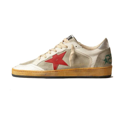 Golden Goose Ball Star 'White Red'