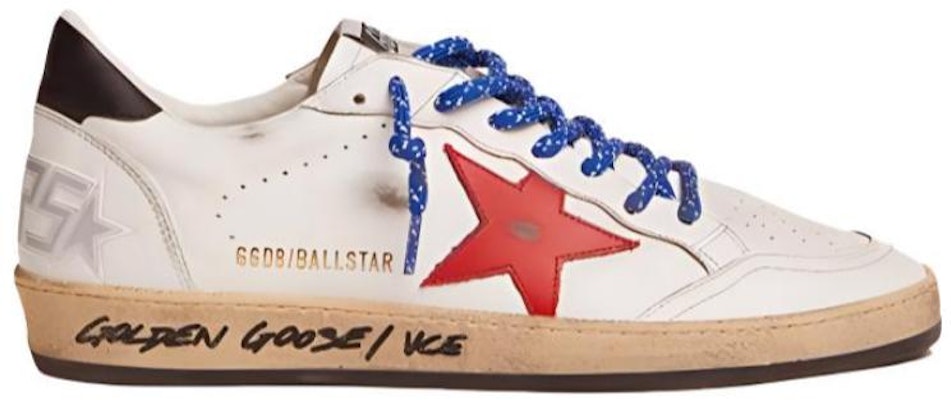 Golden Goose Ball Star 'White Red Blue' GMF00117.F001812.10435 Order Golden Goose Ball Star 'White Red Blue' GMF00117.F001812.10435
