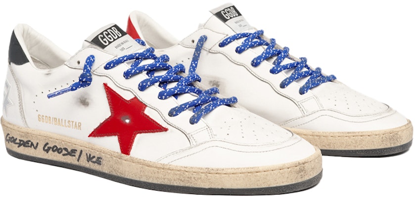 Golden Goose Ball Star 'White Red Blue' GMF00117.F001812.10435 Lookbook Golden Goose Ball Star 'White Red Blue' GMF00117.F001812.10435