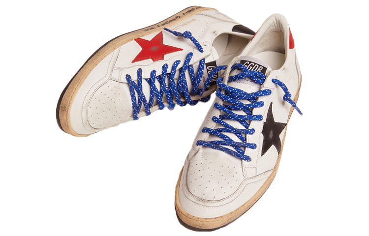 Shop 골든구스 볼스타 '화이트 레드 블루' (52 characters) GMF00117.F001812.10435