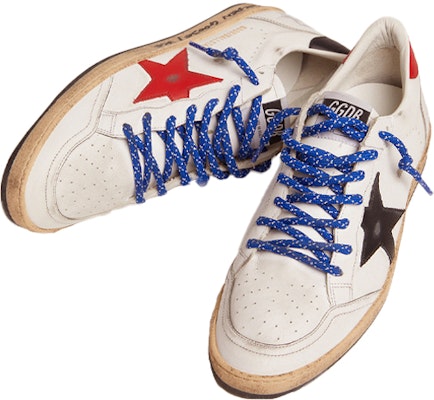 Golden Goose Ball Star 'White Red Blue' GMF00117.F001812.10435 Shop Golden Goose Ball Star 'White Red Blue' GMF00117.F001812.10435