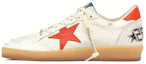 Buy Golden Goose Ball Star ''Wit Rood Versleten'' GMF00117.F004199.10342