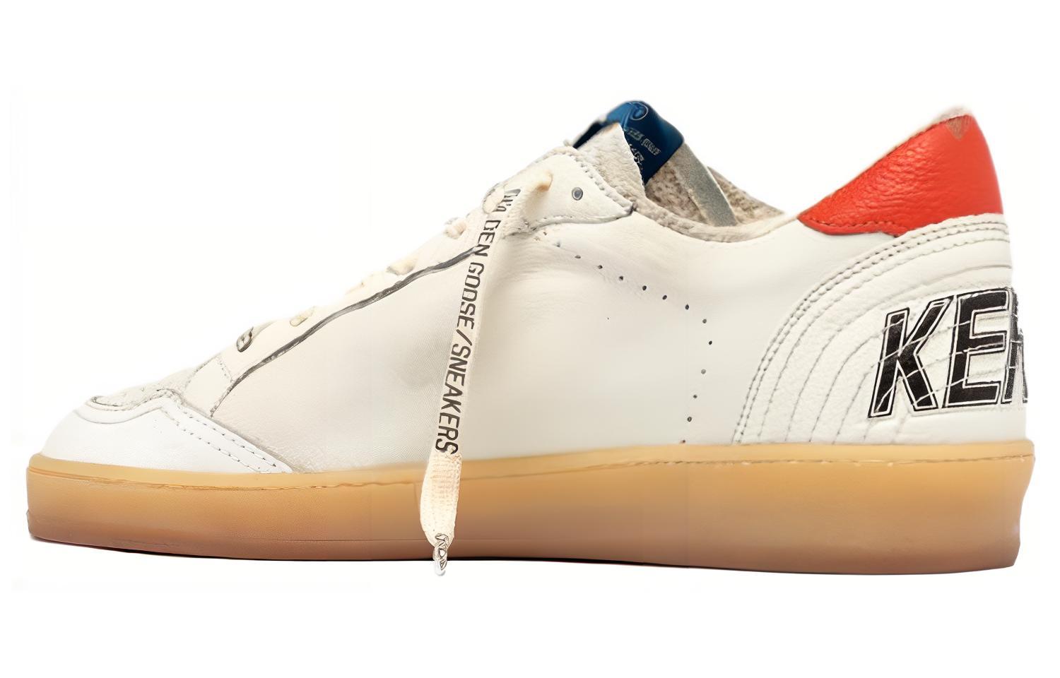 Shop Golden Goose Ball Star ''Wit Rood Versleten'' GMF00117.F004199.10342