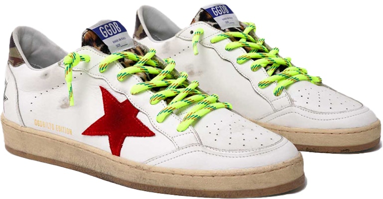 Golden Goose Ball Star 'Blanco Rojo Verde' F36MS592.A83 Lookbook Golden Goose Ball Star 'Blanco Rojo Verde' F36MS592.A83