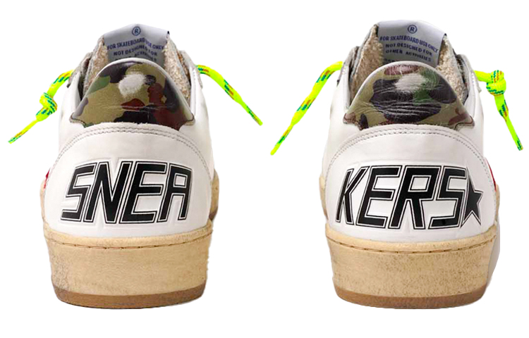 Shop Golden Goose Ball Star 'Blanco Rojo Verde' F36MS592.A83