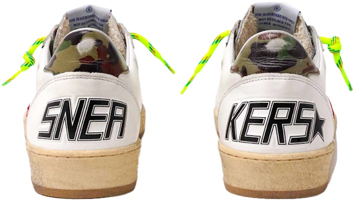 Golden Goose Ball Star 'Blanco Rojo Verde' F36MS592.A83 Shop Golden Goose Ball Star 'Blanco Rojo Verde' F36MS592.A83