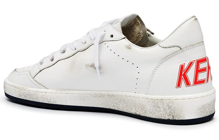 Lookbook Golden Goose 球星 鸳鸯配色簽名款 小髒鞋 時尚潮流減震耐磨 低筒休閒板鞋 白色