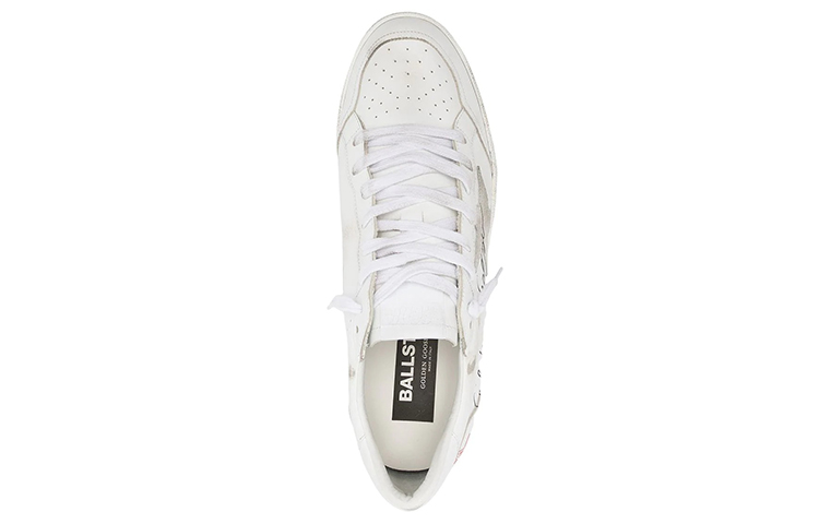 Shop Golden Goose 球星 鸳鸯配色簽名款 小髒鞋 時尚潮流減震耐磨 低筒休閒板鞋 白色