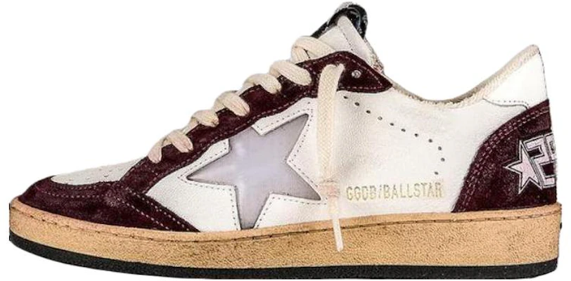 Golden Goose Ball Star Leather Low-Top Sneakers Burgundy . GWF00117.F004204.40363 Buy Golden Goose Ball Star Leather Low-Top Sneakers Burgundy . GWF00117.F004204.40363