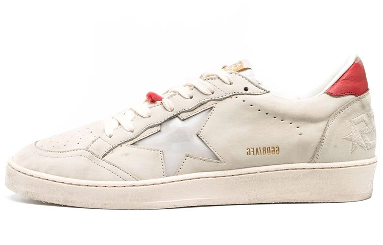 Golden Goose Ballstar 'Distressed Beige' GMF00117.F001878.15308