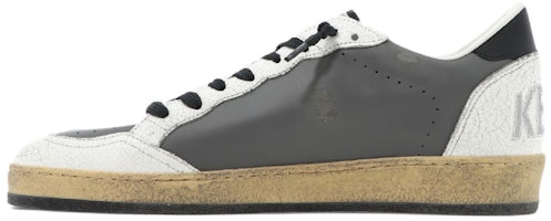 Golden Goose Ballstar 'Grey White with Signature Star Patch' GMF00117.F002517.60324 Golden Goose Ballstar 'Grey White with Signature Star Patch' GMF00117.F002517.60324