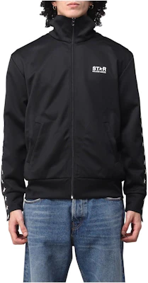 Golden Goose Black Letter Print High-Neck Jacket GMP00875P00052081347002 Buy Golden Goose Black Letter Print High-Neck Jacket GMP00875P00052081347002